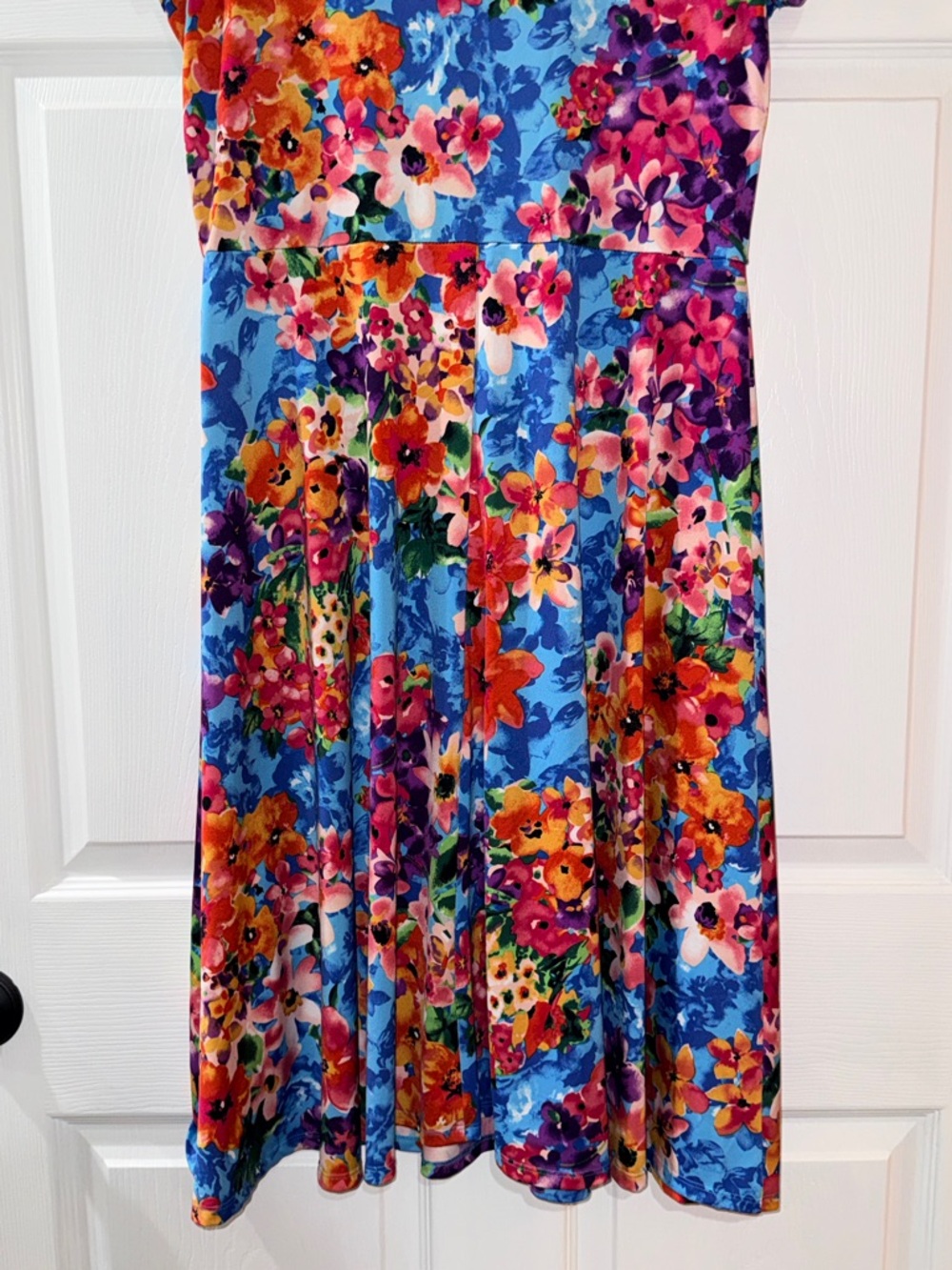 Shelby & Palmer Women’s Multicolor Floral Midi Dress-L-EUC - Picture 10 of 12
